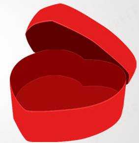 ‘photoshop鼠绘一个逼真的红色心形礼物盒子‘