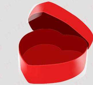 ‘photoshop鼠绘一个逼真的红色心形礼物盒子‘