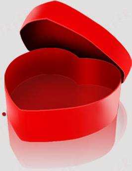 ‘photoshop鼠绘一个逼真的红色心形礼物盒子‘