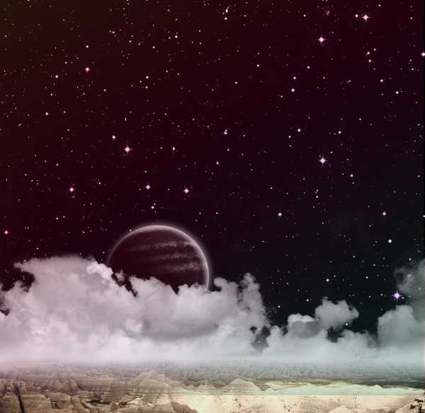 ‘Photoshop设计繁星点点的复古风格行星海报教程‘