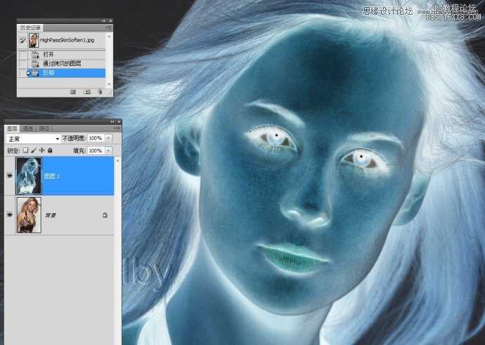 ‘Photoshop使用高反差保留给人像精细柔肤教程‘