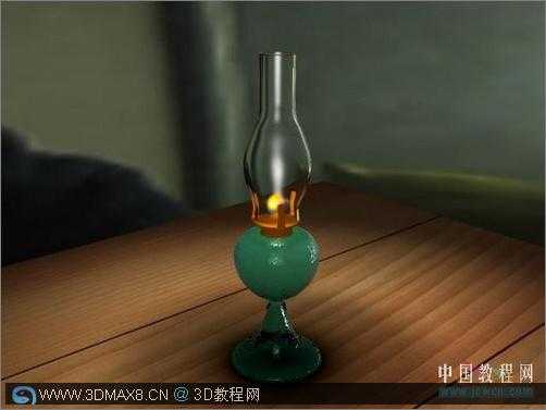 3Ss MAX打造逼真煤油灯 技术分享