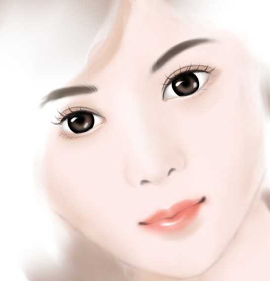 ‘photoshop鼠绘简单的时尚美女头像‘