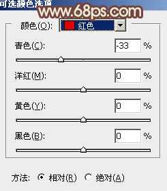 ‘Photoshop为溪边的美女调制出漂亮的淡调红褐色‘