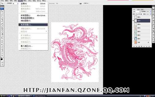 ‘photshop鼠绘超酷的带纹身的古典白发帅哥插画‘