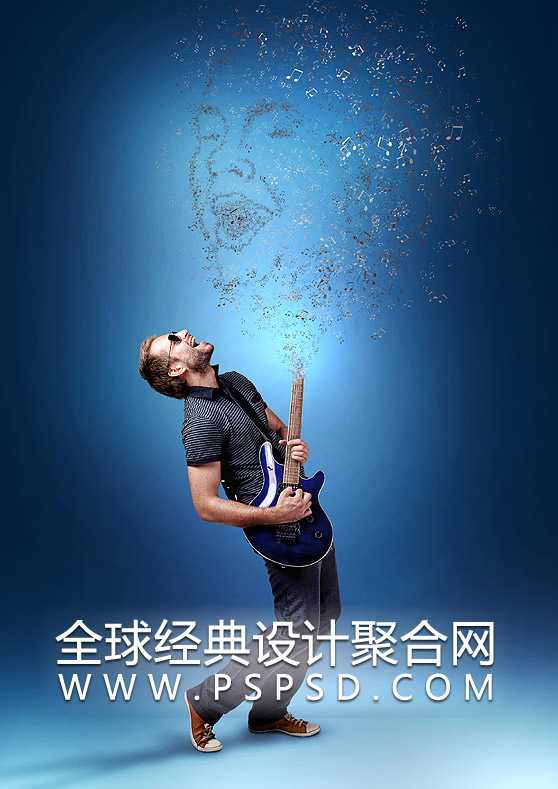 ‘photoshop制作神奇的音乐场景教程‘