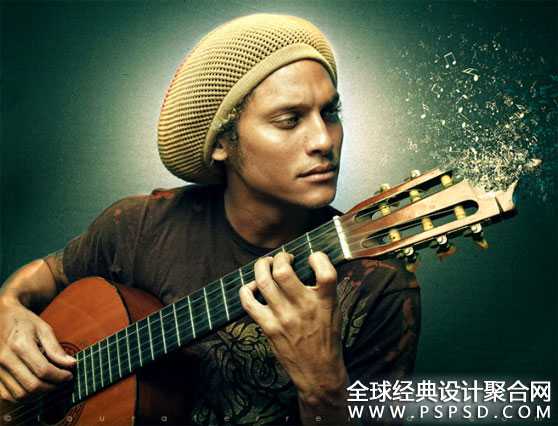 ‘photoshop制作神奇的音乐场景教程‘