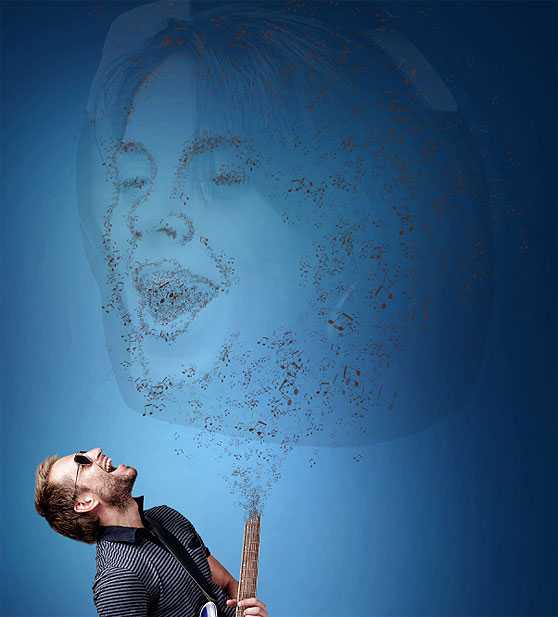 ‘photoshop制作神奇的音乐场景教程‘