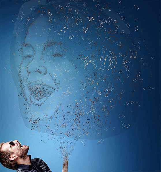 ‘photoshop制作神奇的音乐场景教程‘