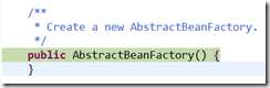 abstractBeanFactory