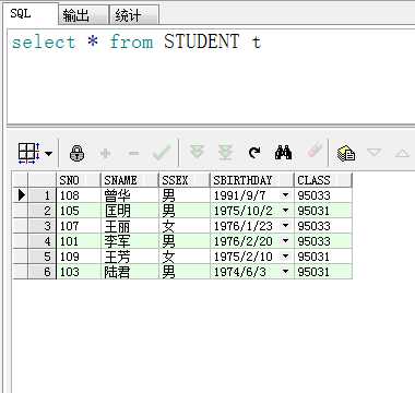 oracle 数据库 建表 作业