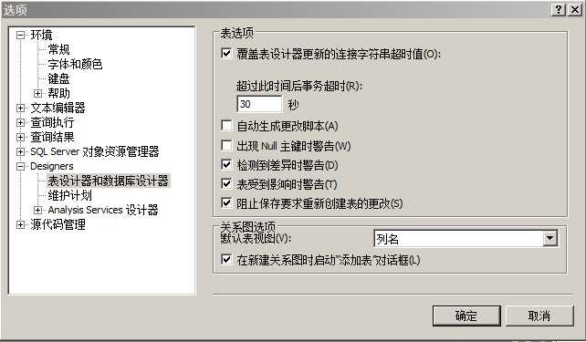 SQL Server 2008阻止保存要求重新创建表的更改的解决