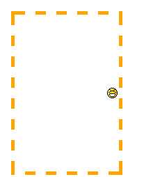The smiley face is aligned as it would be if it was set to right center.