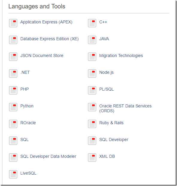 oracle client tools