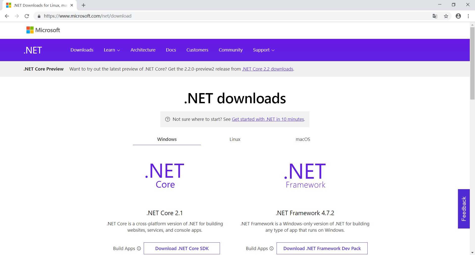 .NET Framework Developer Pack下载地址
