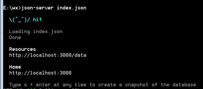 微信json服务器,搭建微信小程序的本地测试服务器  json-server