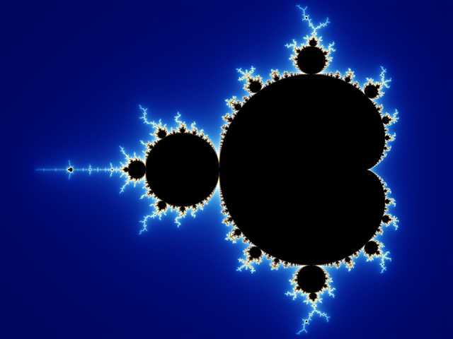蓝色的 mandelbrot