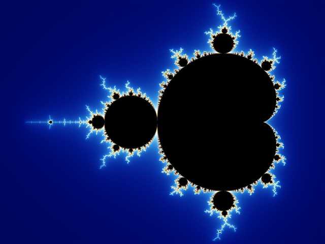 蓝色的 mandelbrot