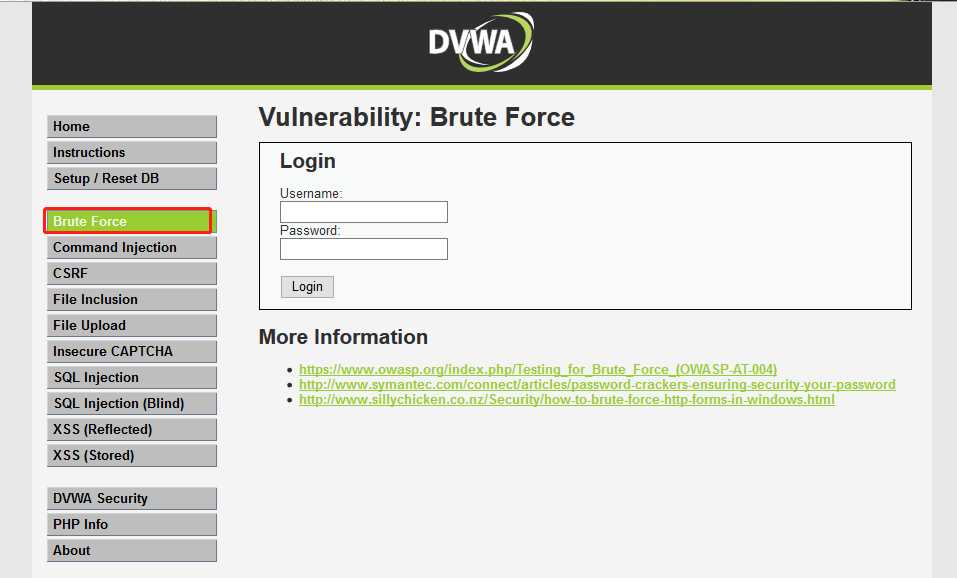 Brute Force模块