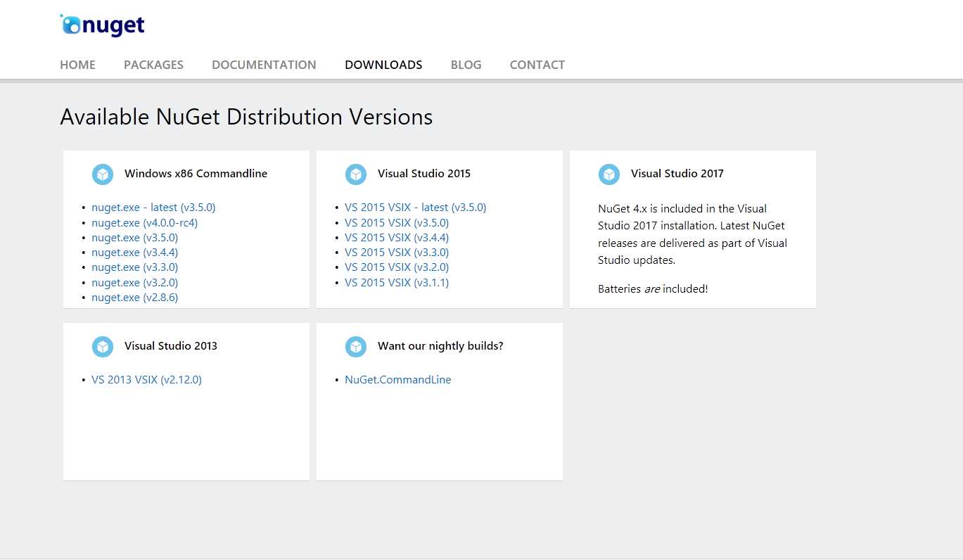 DownloadNuGet