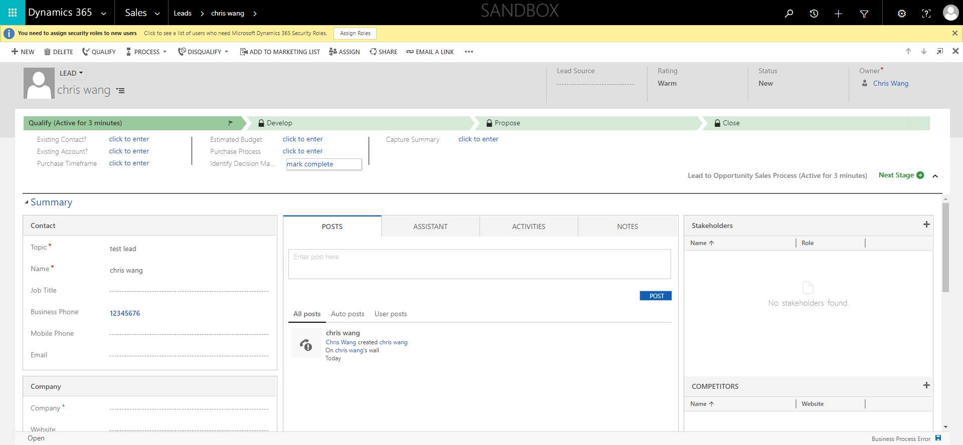 创建dynamics CRM plugin 