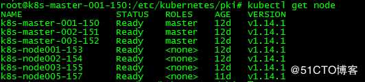 kubeadm一键搭建kubernetes1.14.1高可用集群