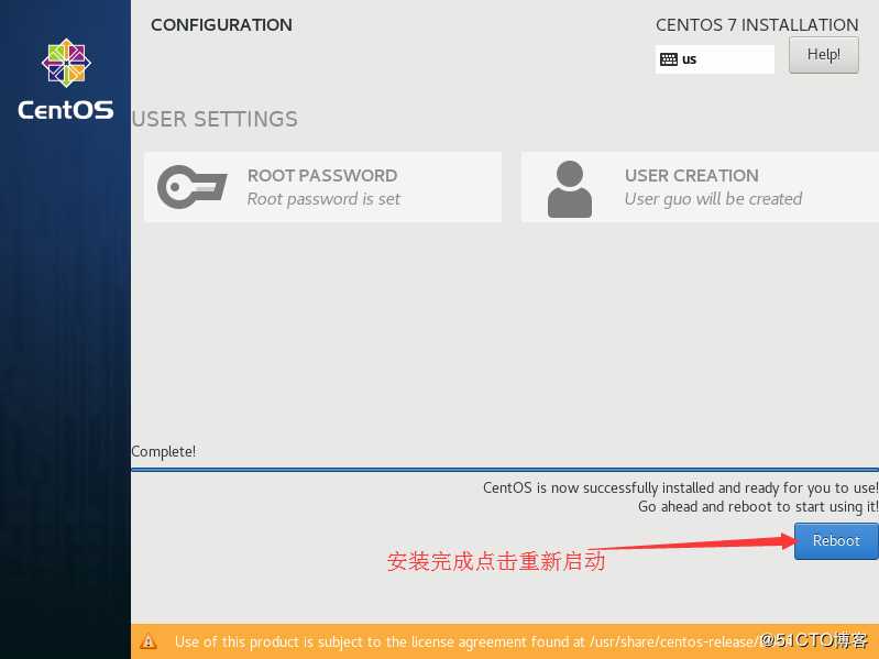 Centos7安装步骤
