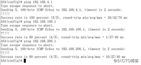 简单配置基于OSPF、ASA防火墙的网络拓扑