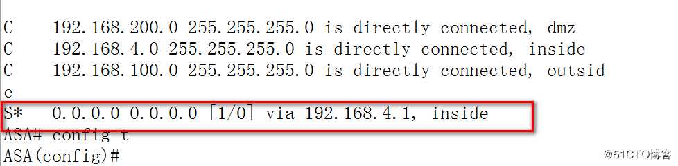 简单配置基于OSPF、ASA防火墙的网络拓扑