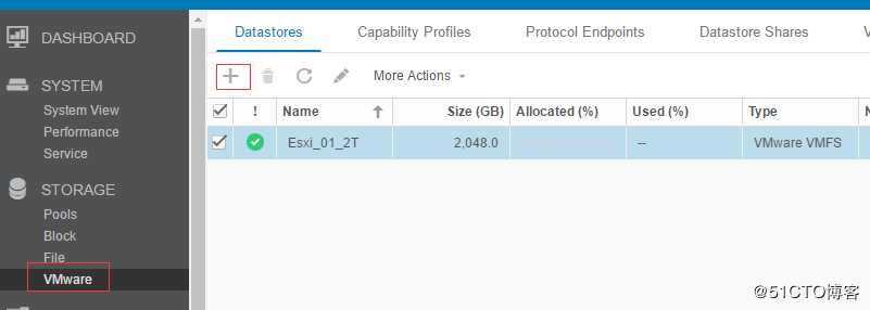 Dell EMC unity500使用iSCSI连接Esxi6.7