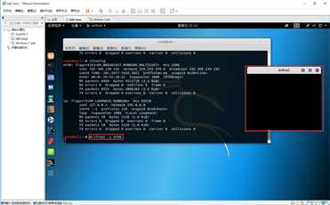 ARP内网中截获目标主机图片