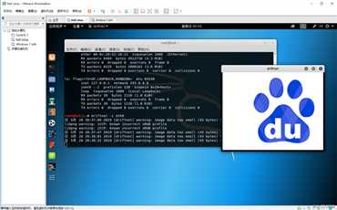 ARP内网中截获目标主机图片