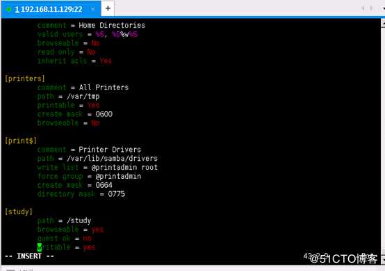 Centos7.3搭建samba服务器，和windows共享文件