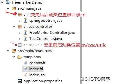 spring boot 支持freemarker提示Whitelabel Error Page