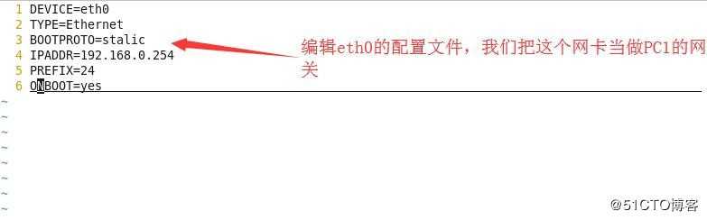 用3台虚拟机模拟路由器通信