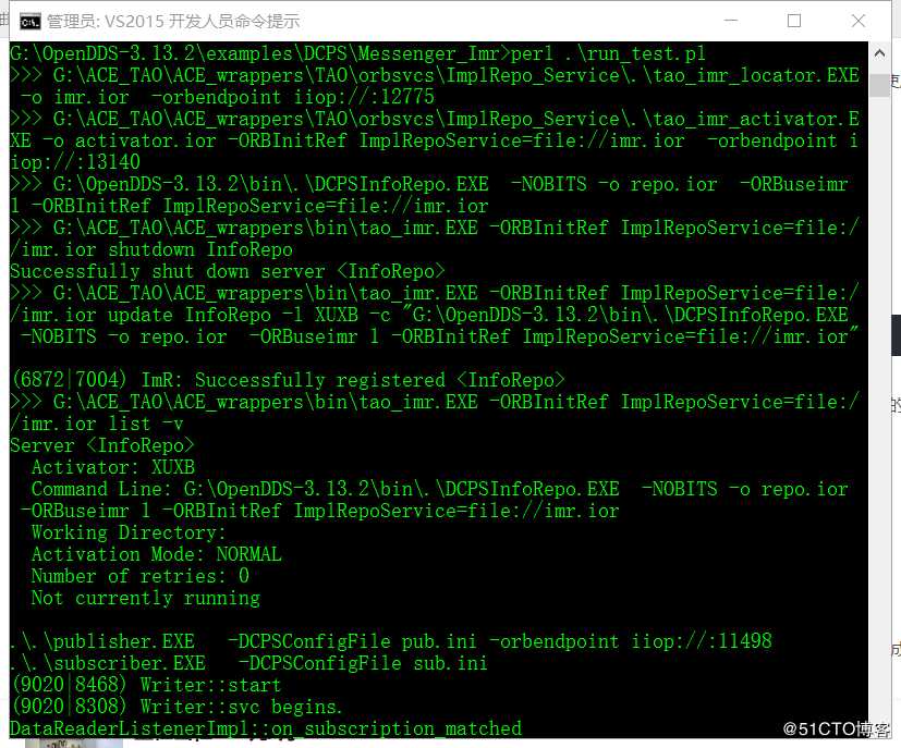OpenDDS - Windows下安装过程（VS2015）