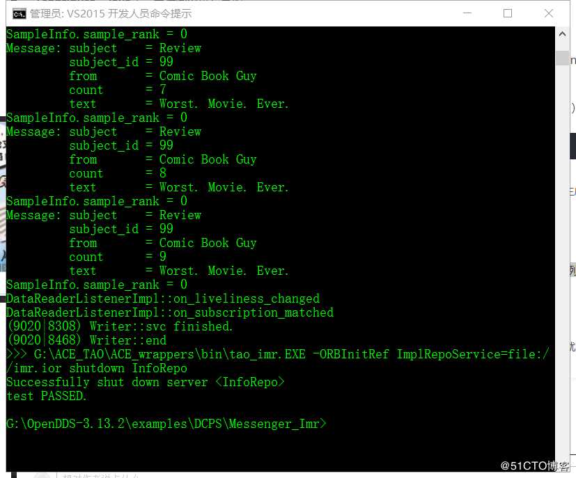 OpenDDS - Windows下安装过程（VS2015）