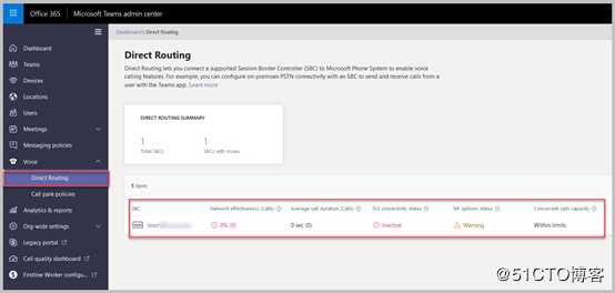 Microsoft Teams Voice语音落地系列-5 实战: Sonus语音网关配置