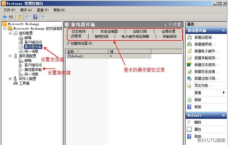 部署邮件服务器之间相互通信