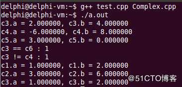 C++--操作符重载   复数类