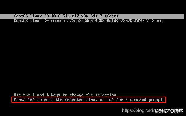 CentOS7进单用户模式更改密码