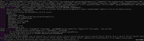 javav语言启动Appium v1.12.0启动错误记录