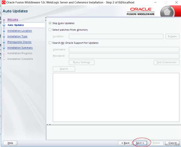 linux 上 weblogic 12c 版本的安装