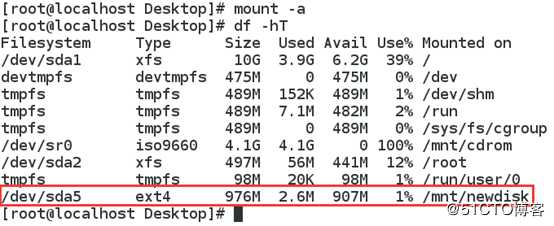 centos7 硬盘分区及挂载
