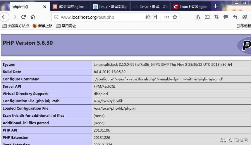 Linux nginx环境编译安装PHP