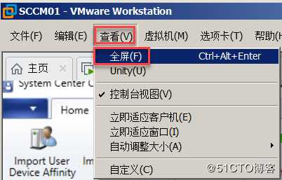 在VMWare Workstation中以独占显示像操作物理机一样使用当前虚拟机？