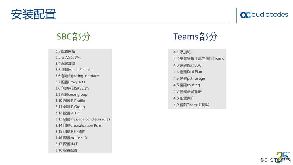 AudioCodes Teams 解决方案