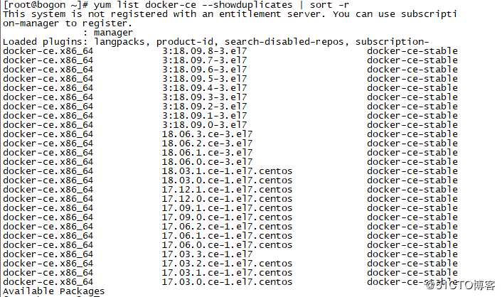 Centos 7 安装操作最新版docker-ce