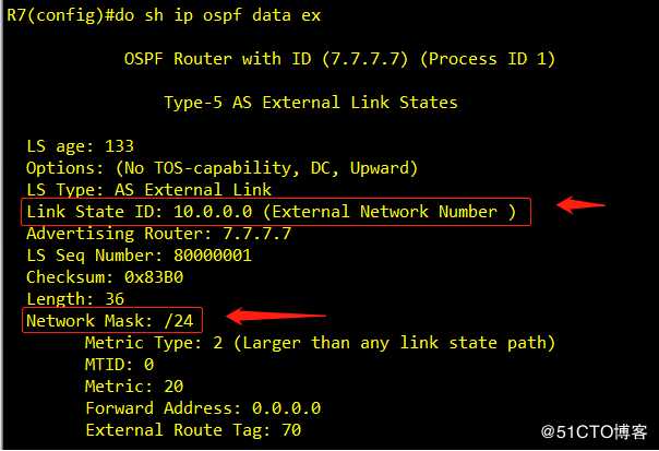 OSPF rfc2328中的附录E中设定LSID一种方法-个人实验笔记