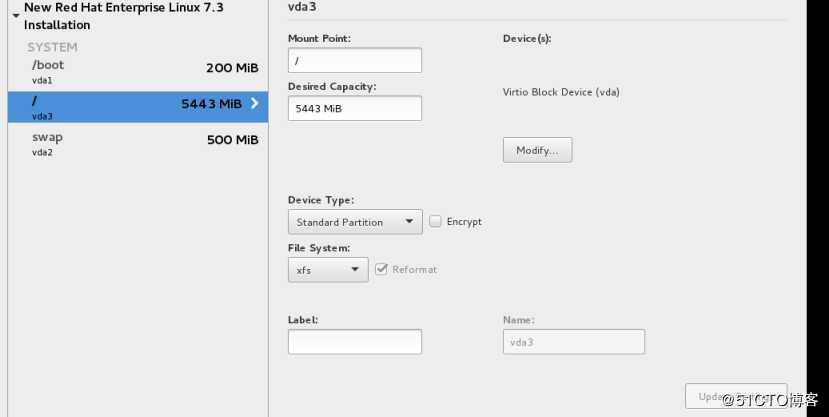 redhat7.3使用virt-manager图形化